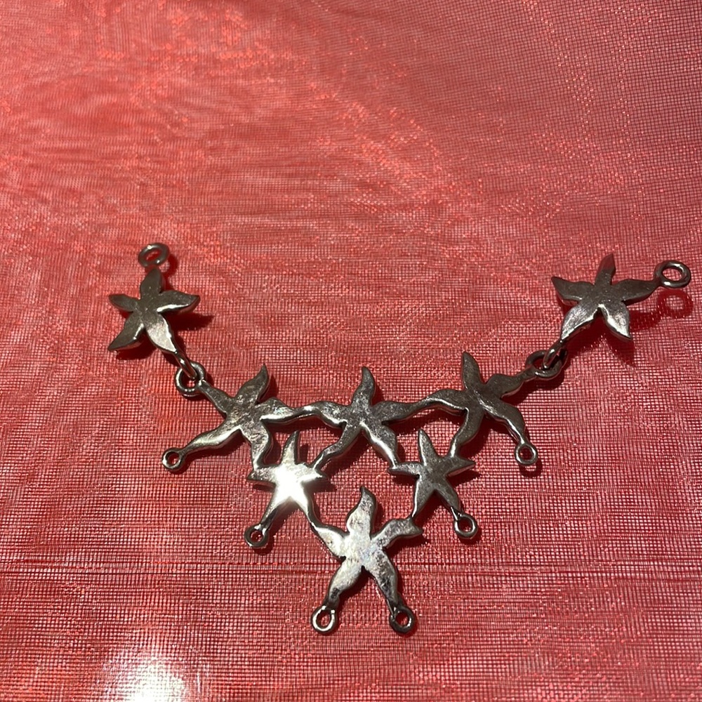 Sterling Silver Star Focal Piece